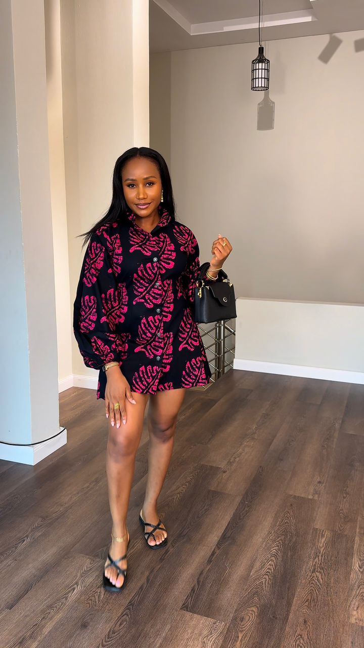 Morocco Ankara dress (Ready to wear)