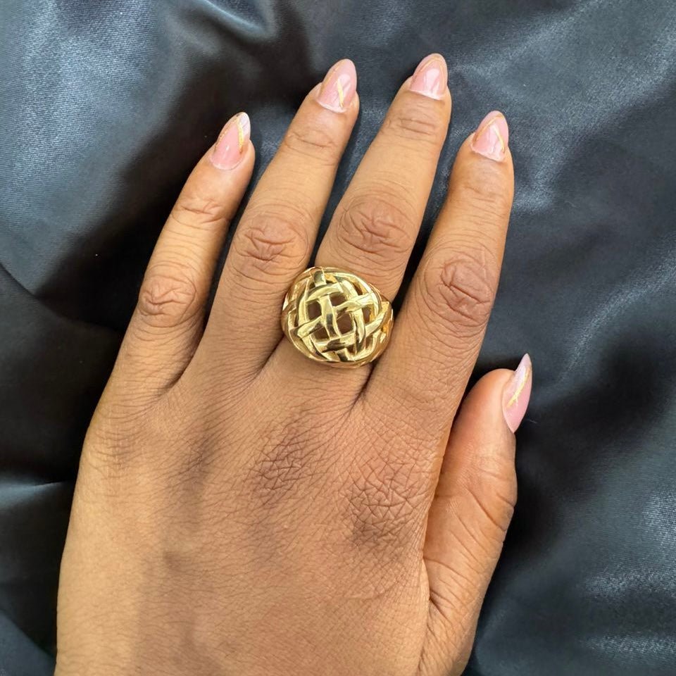 Non tarnish steel ring - House of Naya