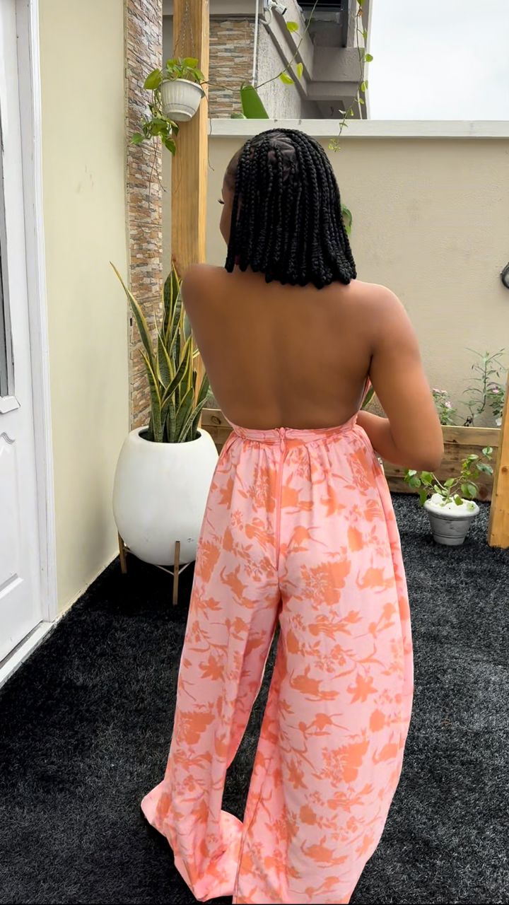 Money crepe jumpsuit