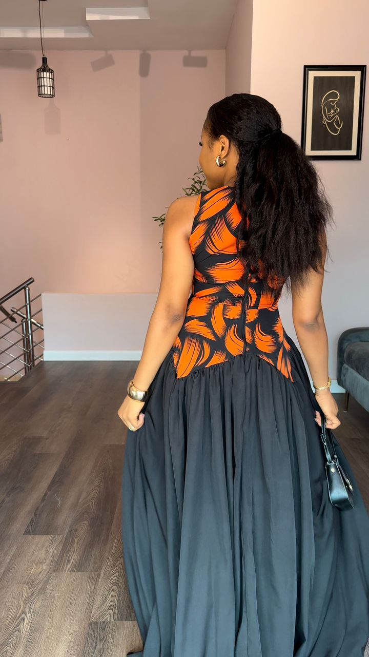 Berry crepe dress - House of Naya