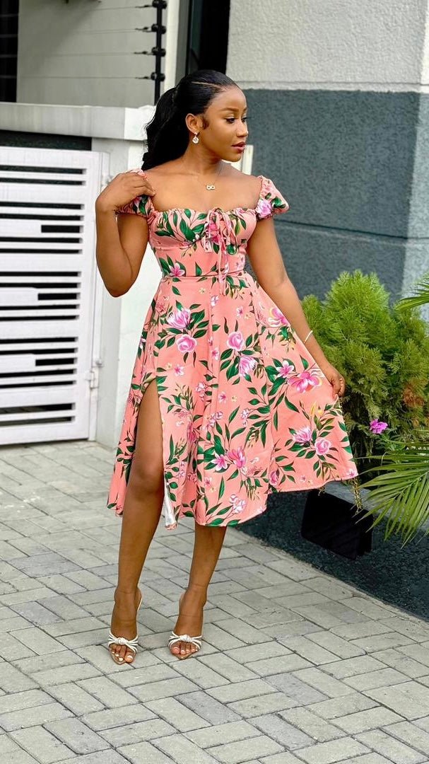 fenty pink dress Fenty crepe dress – House of Naya