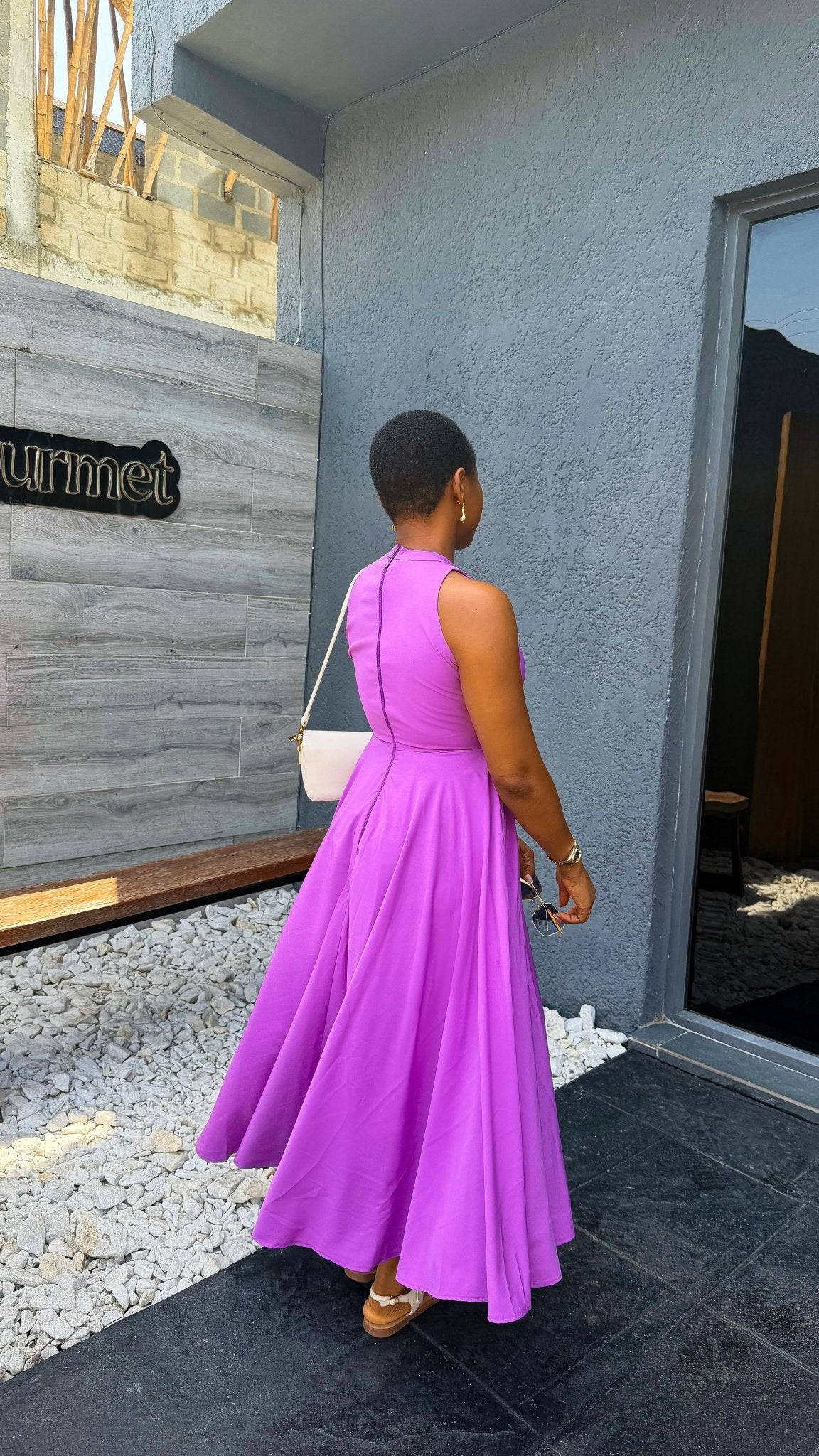 Sugar crepe dress(ready to wear) - House of Naya