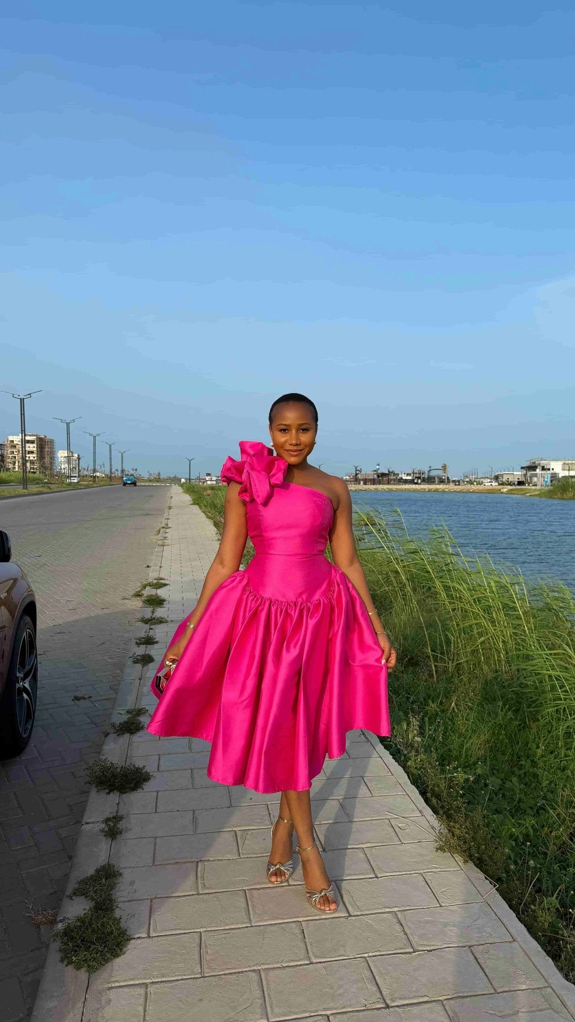 Eva mikado dress - House of Naya