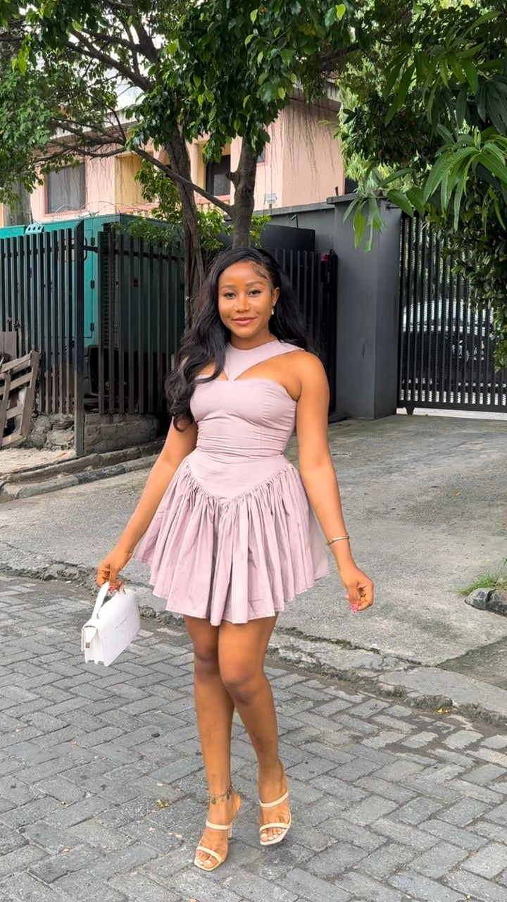 Princess cotton dress short