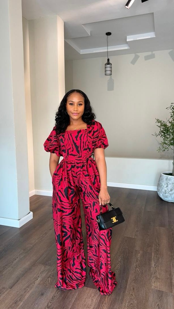 Fanta crepe jumpsuit