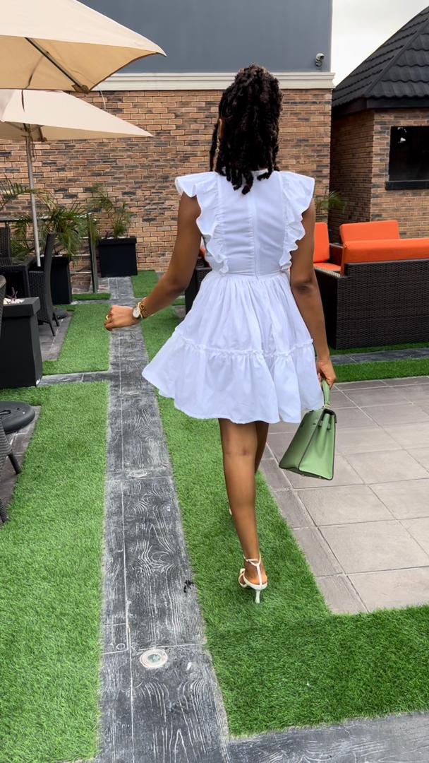 Ava cotton dress(short) - House of Naya
