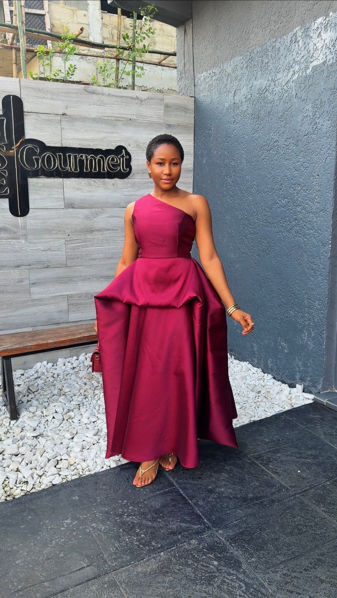 Lava mikado dress - House of Naya