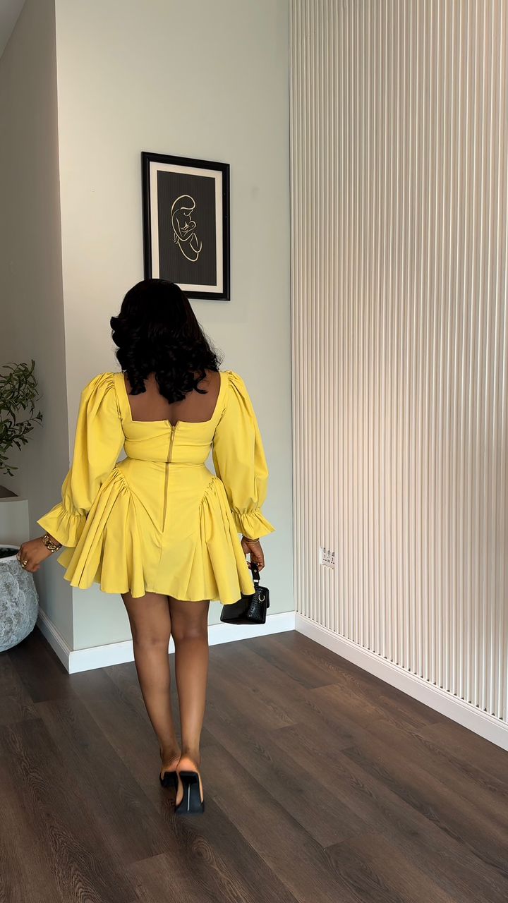 Aurora cotton dress(ready to wear) - House of Naya