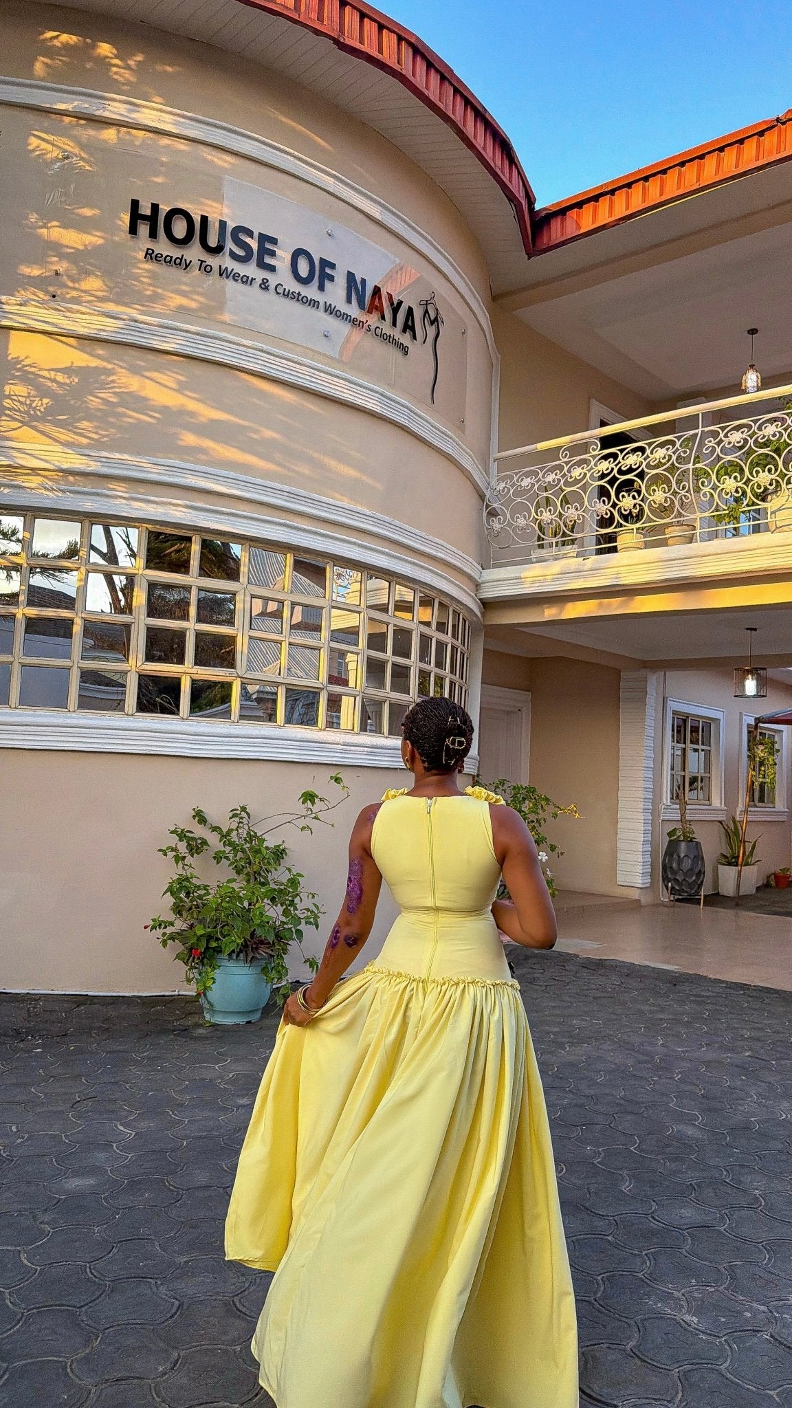Eden crepe dress - House of Naya