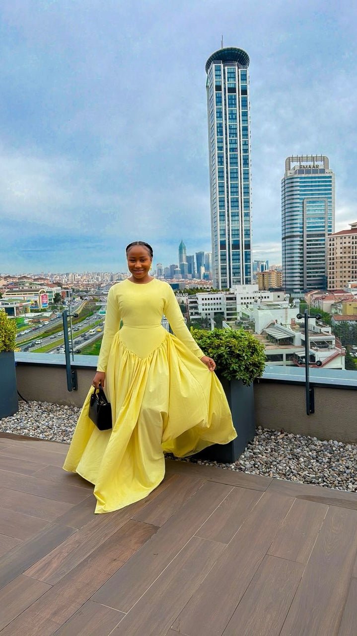 Tara crepe dress maxi - House of Naya