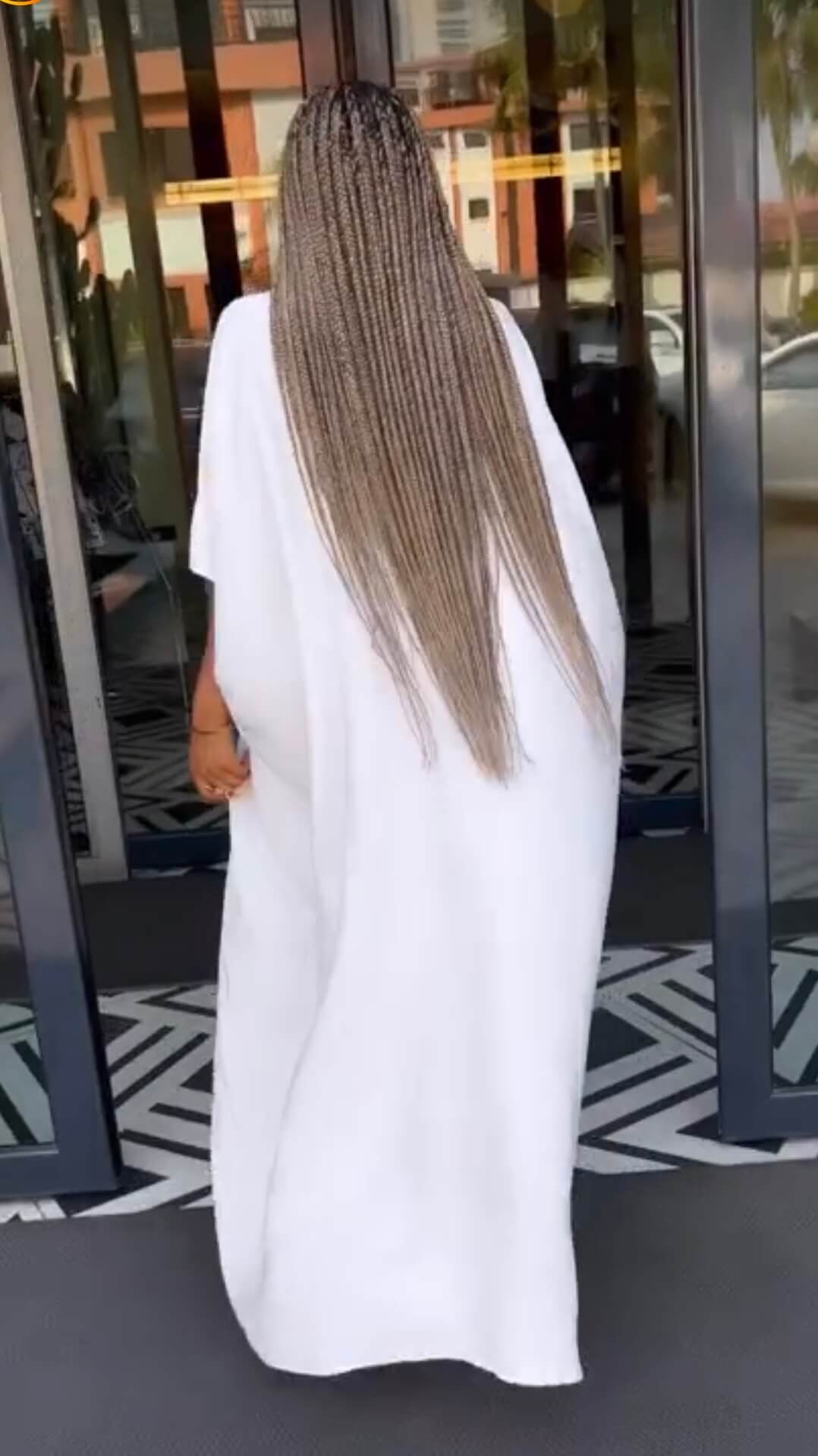 Robe bubu en crêpe Boss (prêt-à-porter)
