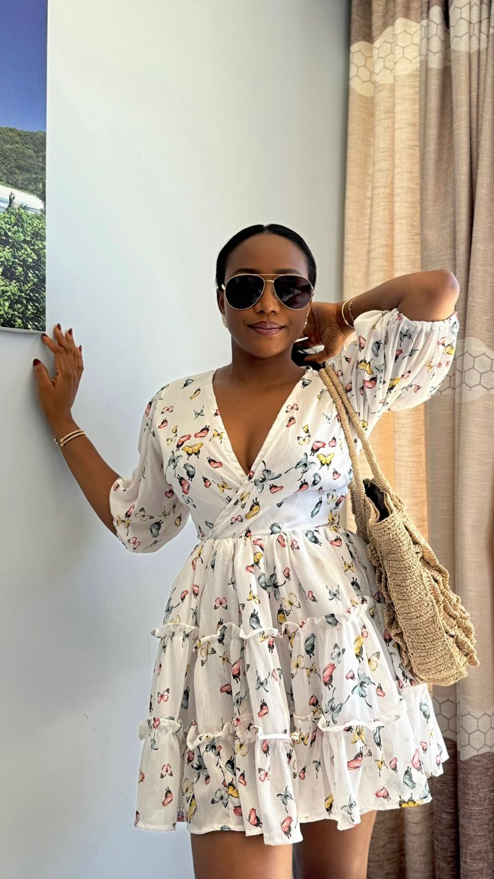 Sugar chiffon dress (ready to wear)