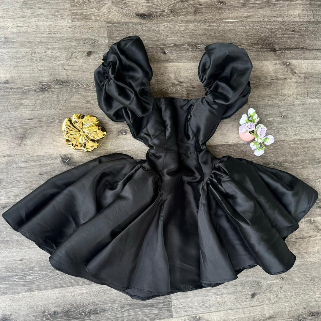 Dera mikado dress (short) - House of Naya