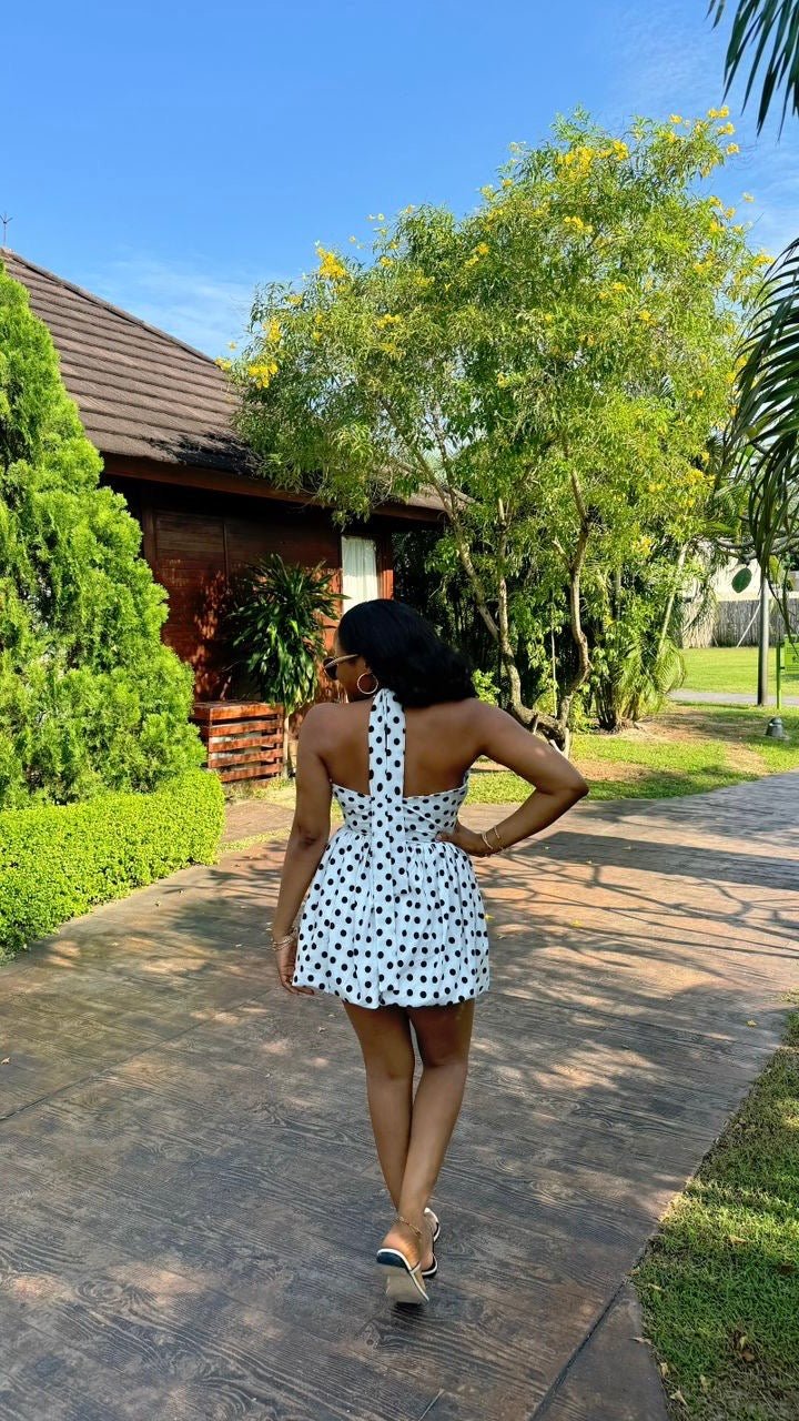 Cherry crepe dress - House of Naya