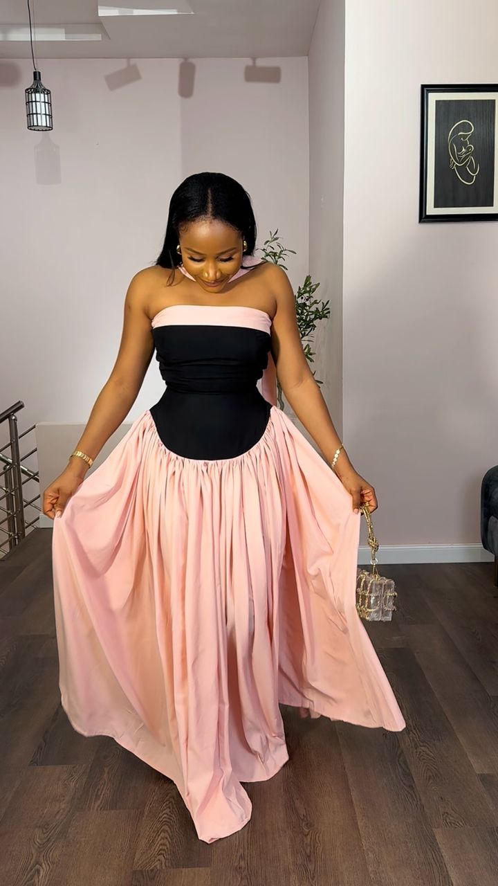 Geraldine crepe dress