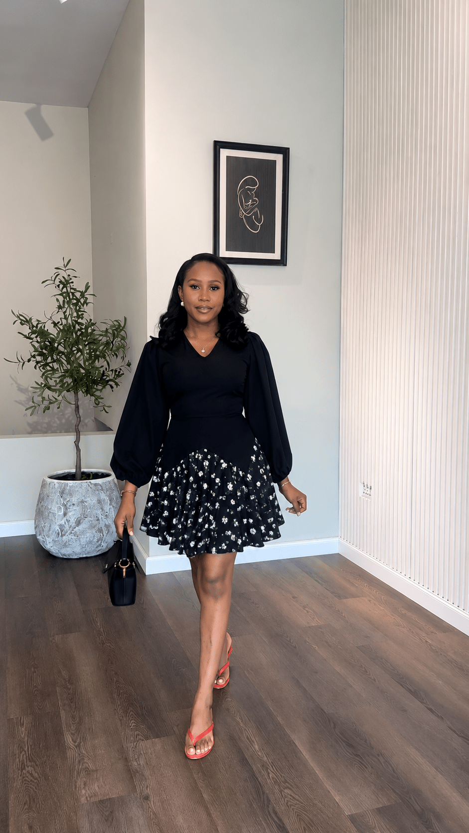 Fiyin crepe dress ( ready to wear) - House of Naya
