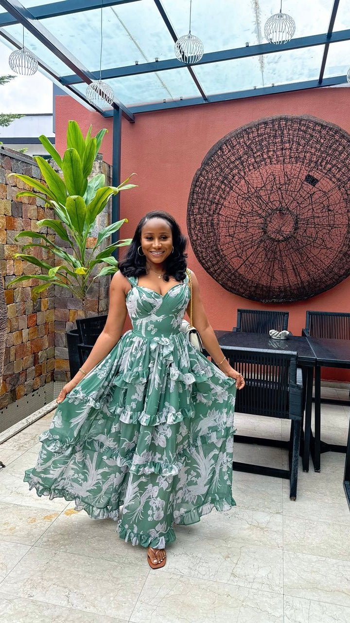 Cleopatra chiffon dress - House of Naya