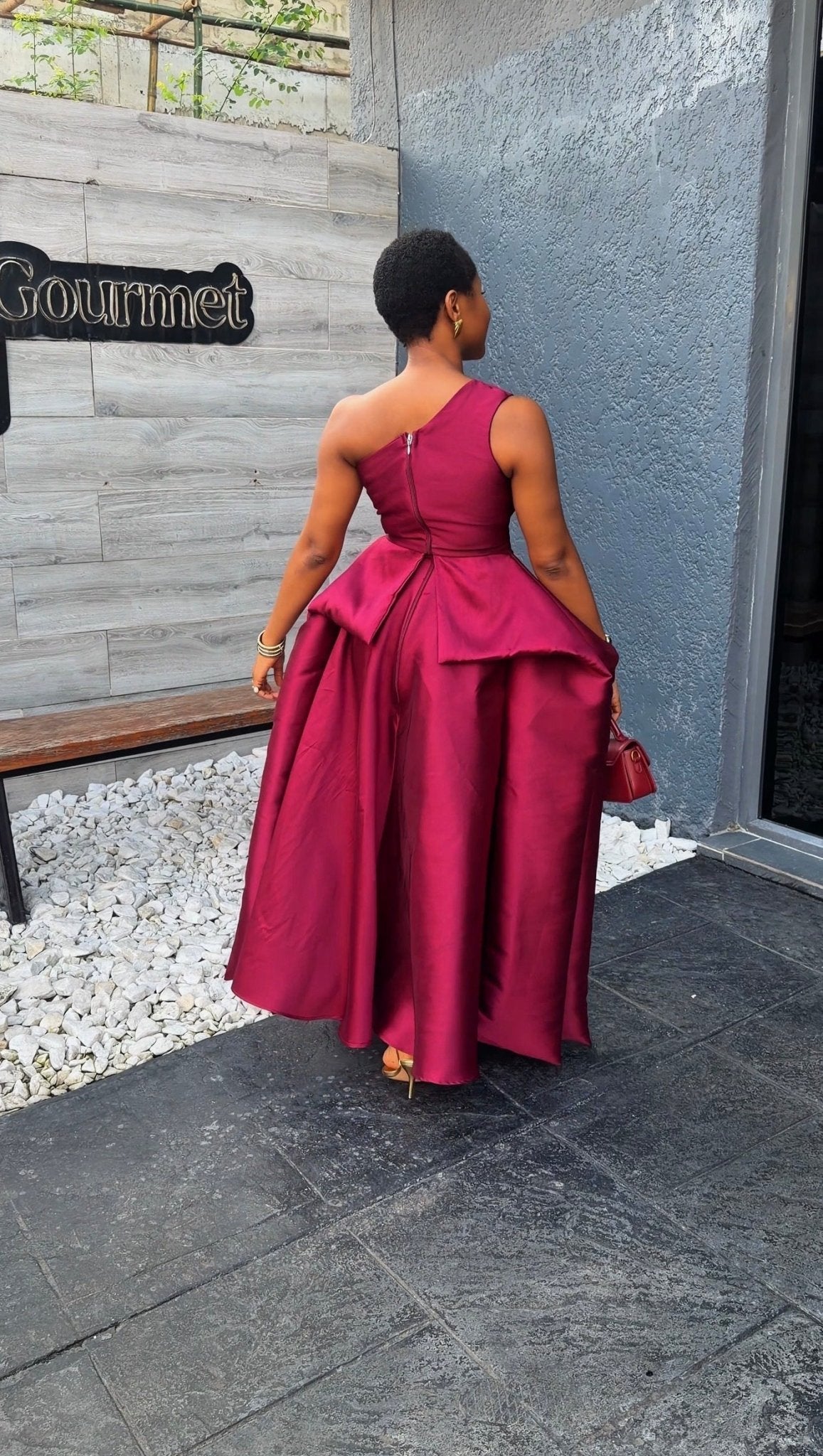 Lava mikado dress - House of Naya