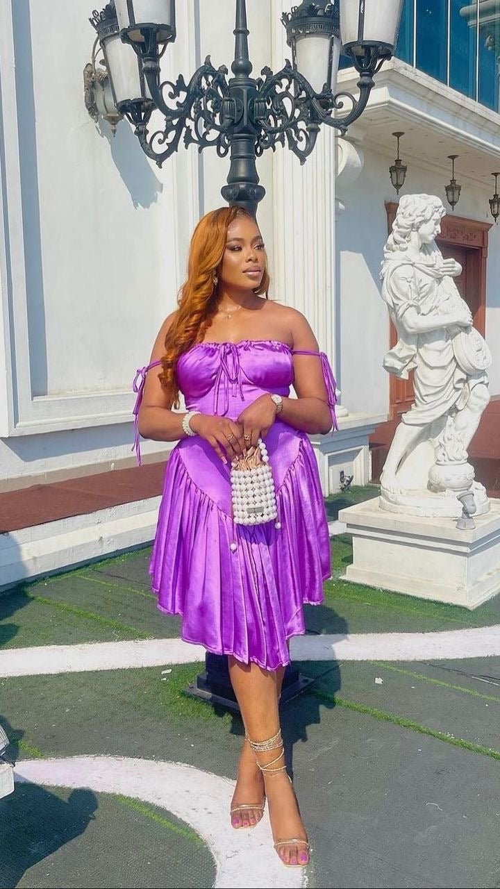 Poline silk dress - House of Naya
