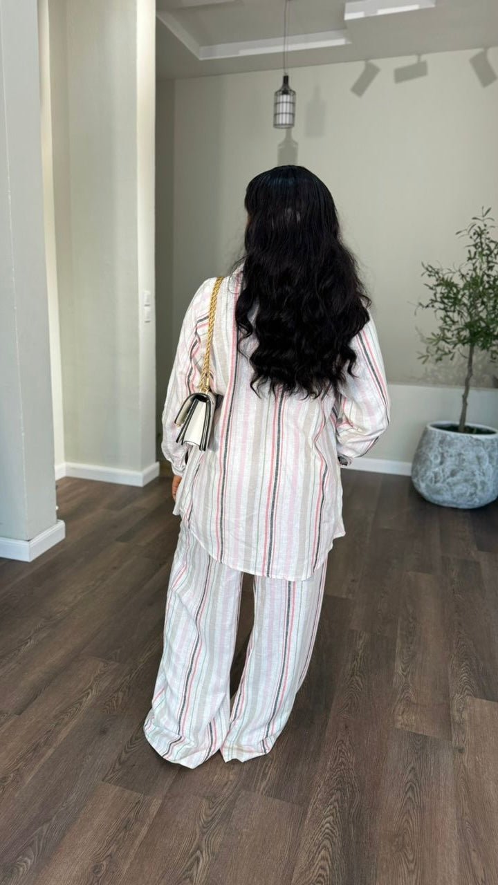 Sunflower linen set - House of Naya