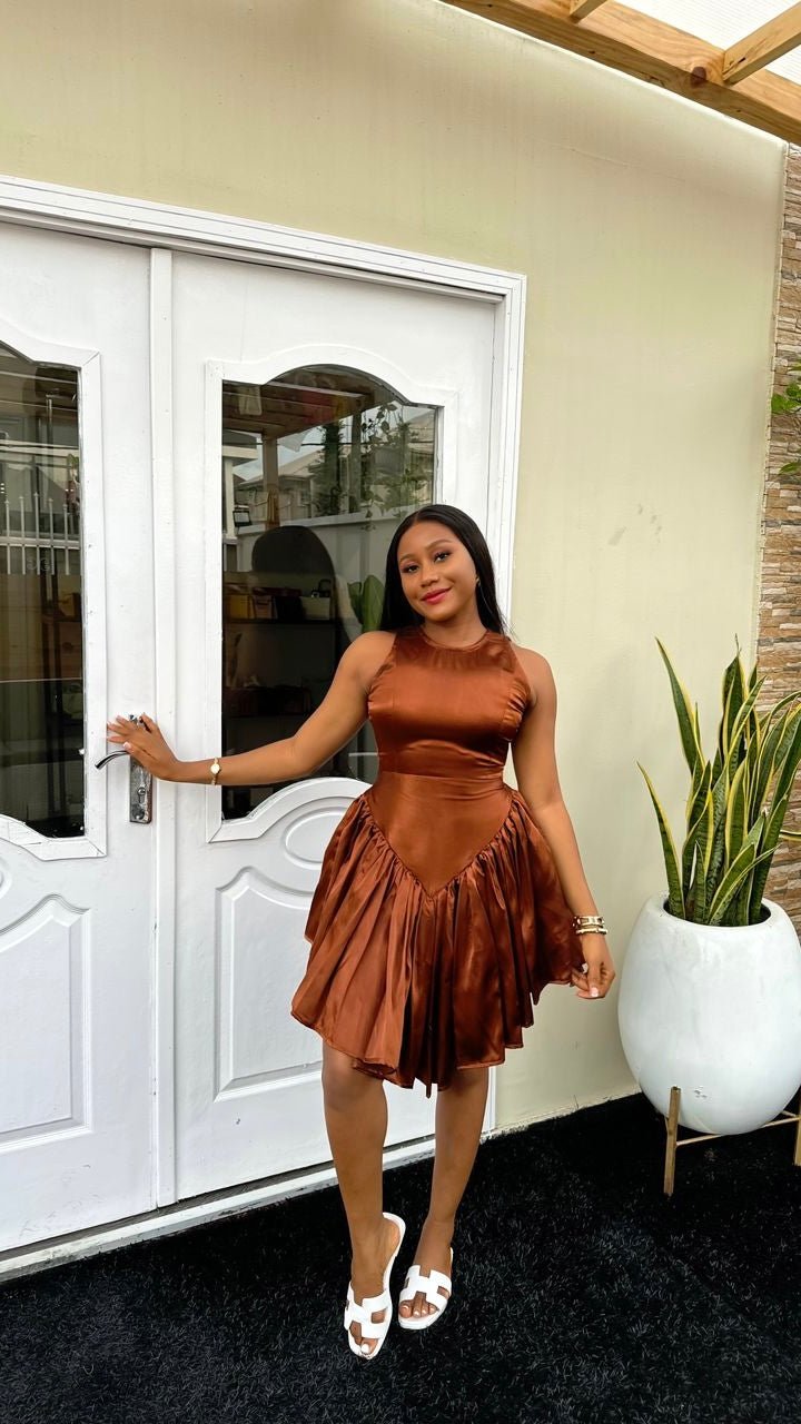 Lara silk dress - House of Naya