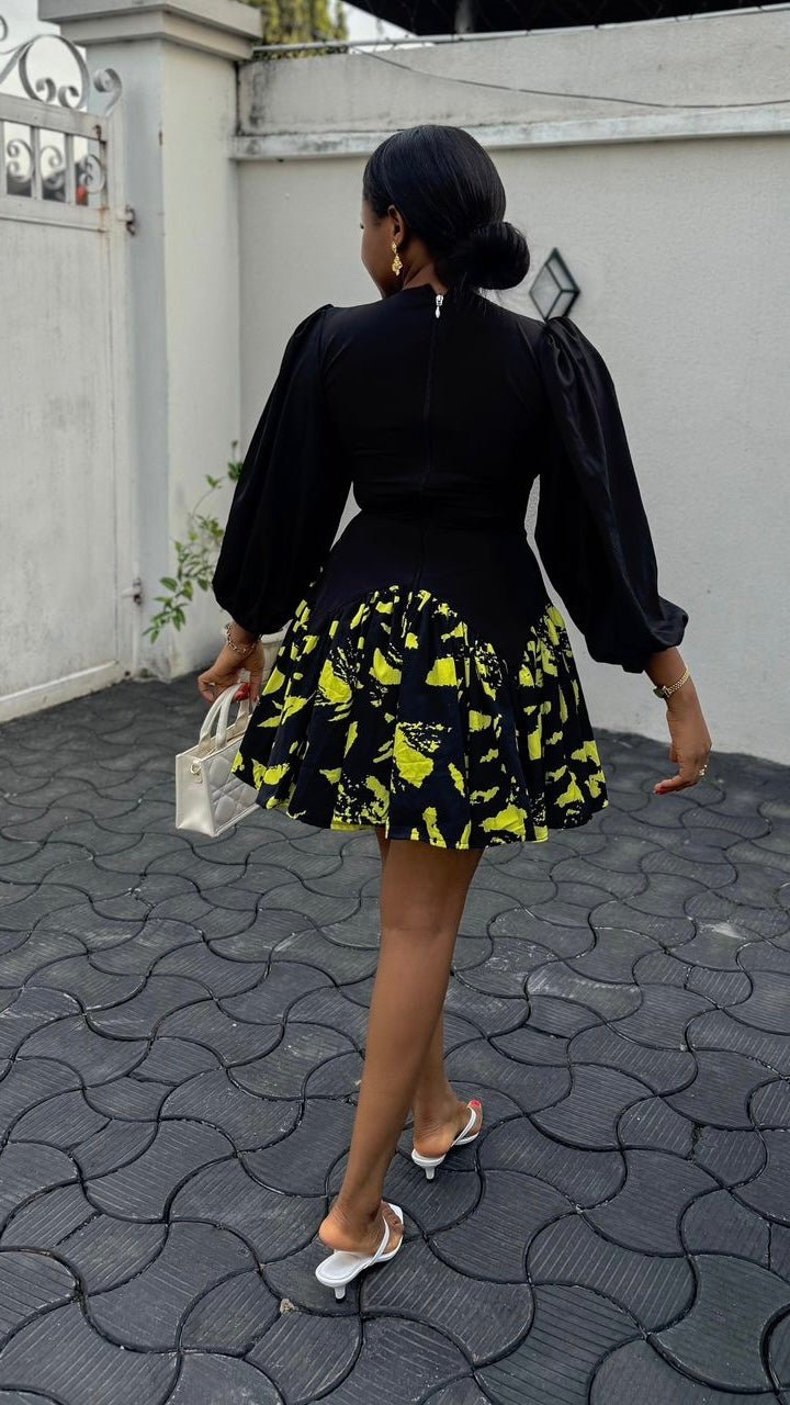 Fiyin crepe dress(ready to wear) - House of Naya