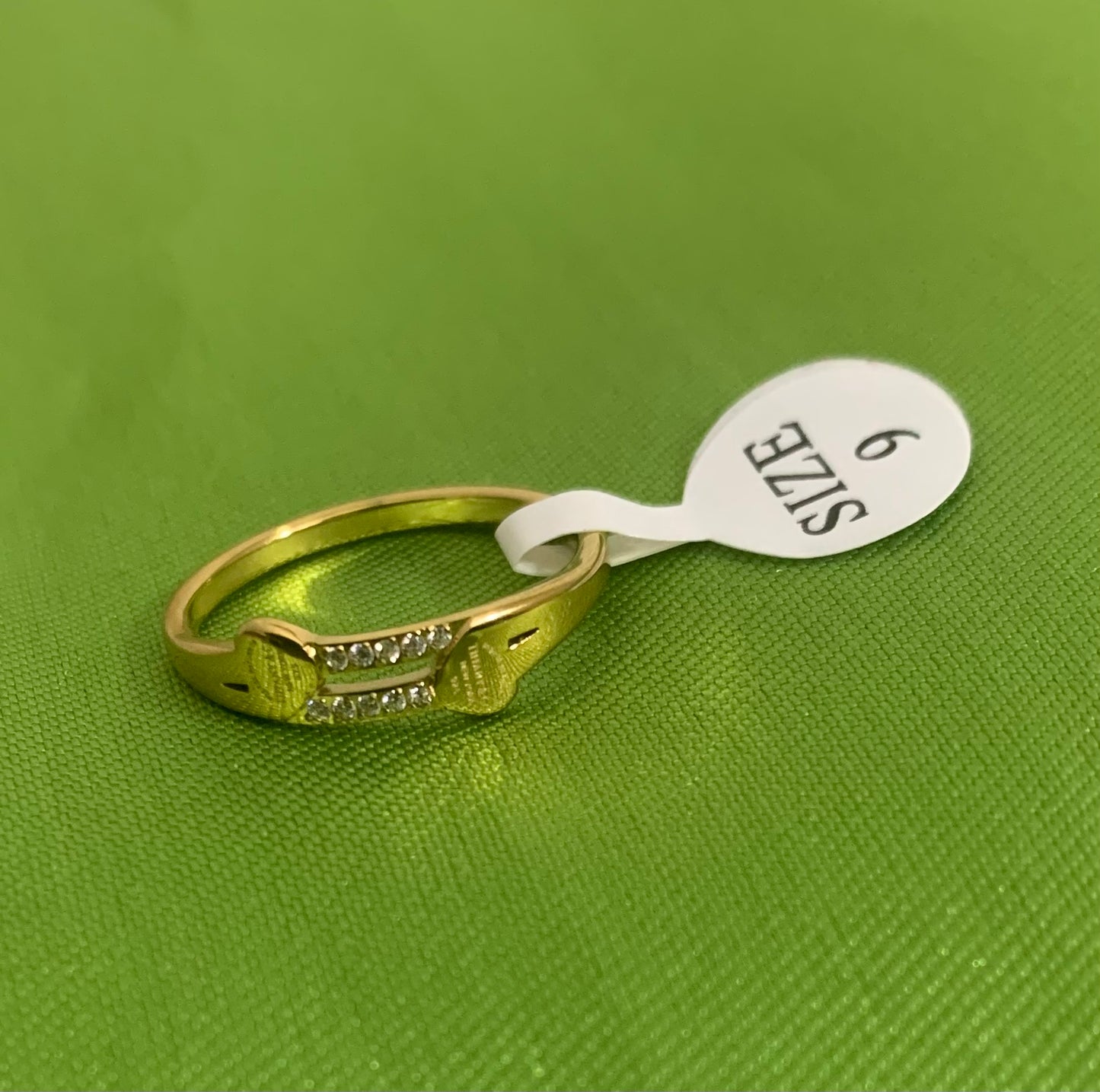 0085 Non tarnish steel ring - House of Naya
