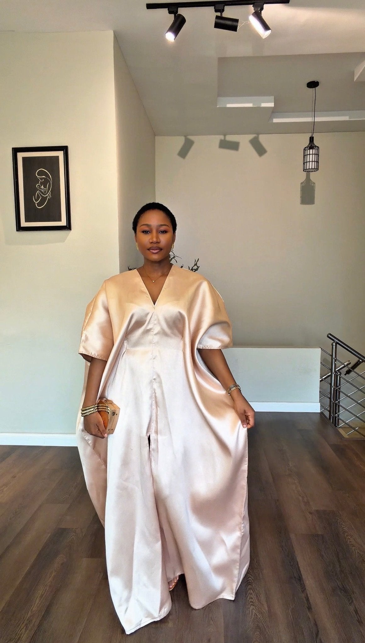 Aurora mikado bubu dress (ready to wear) - House of Naya