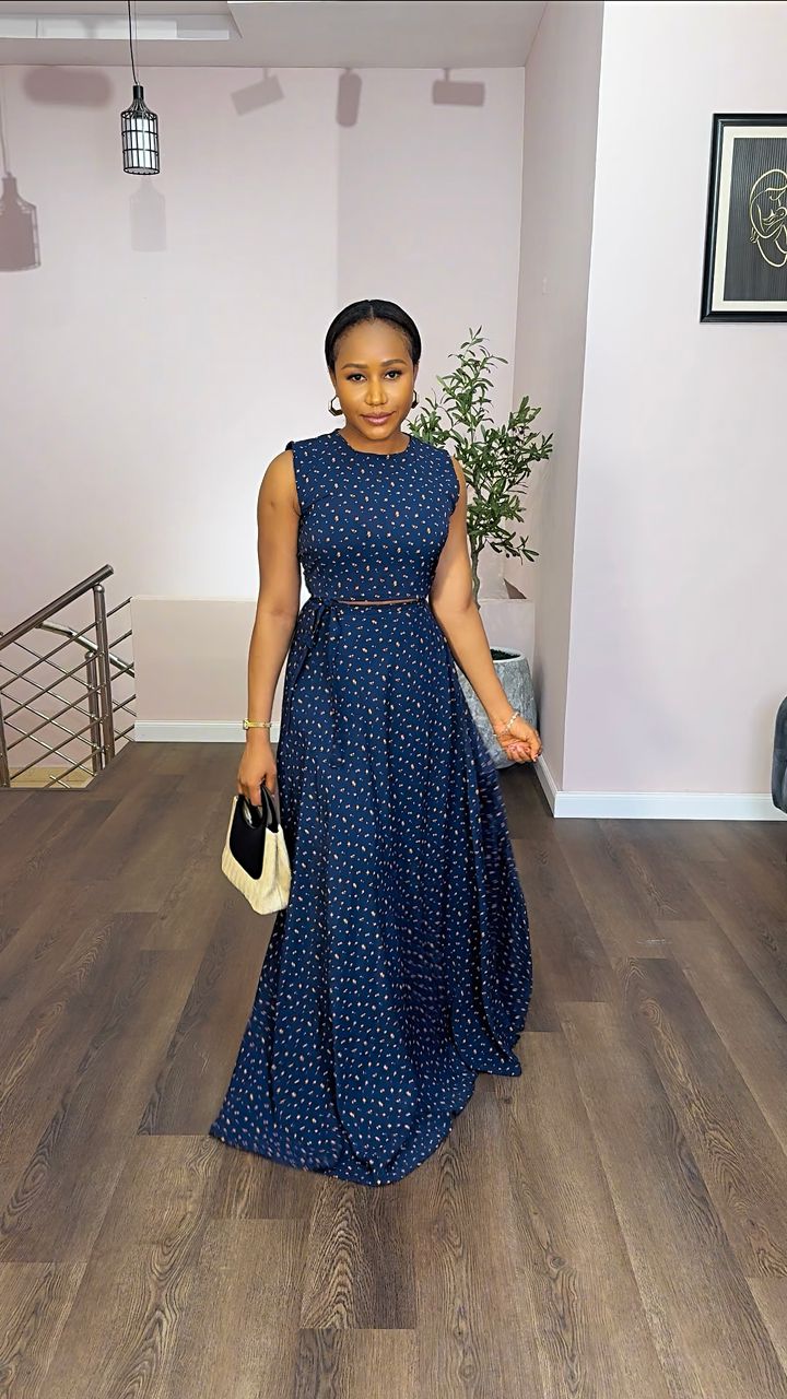 Ashanti crepe set(ready to wear)