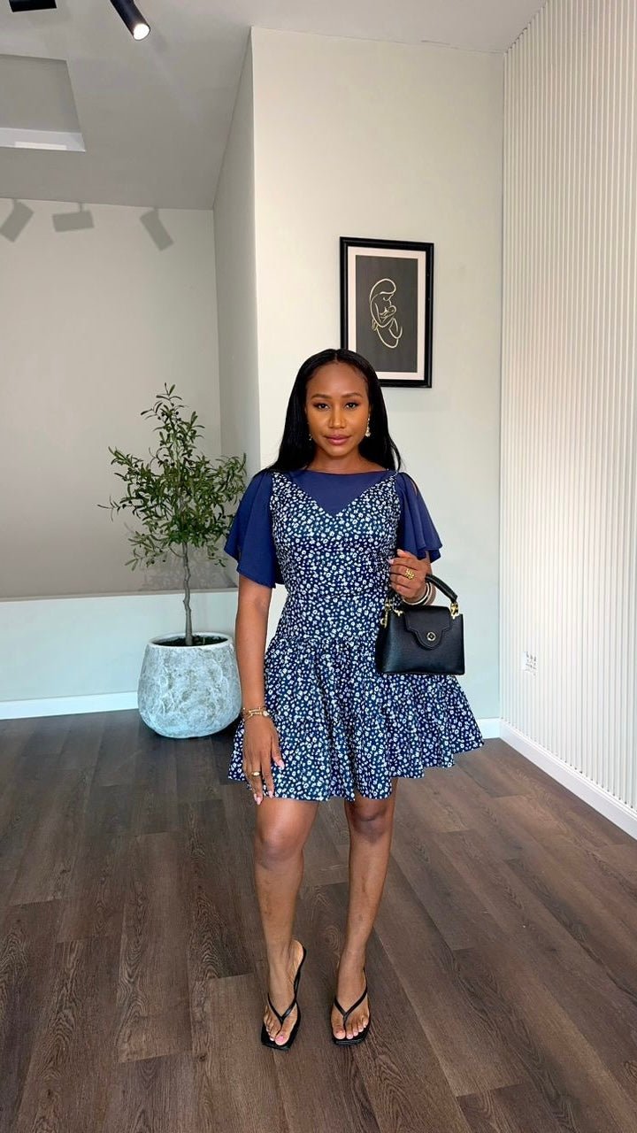 Binta crepe dress (ready to wear) - House of Naya