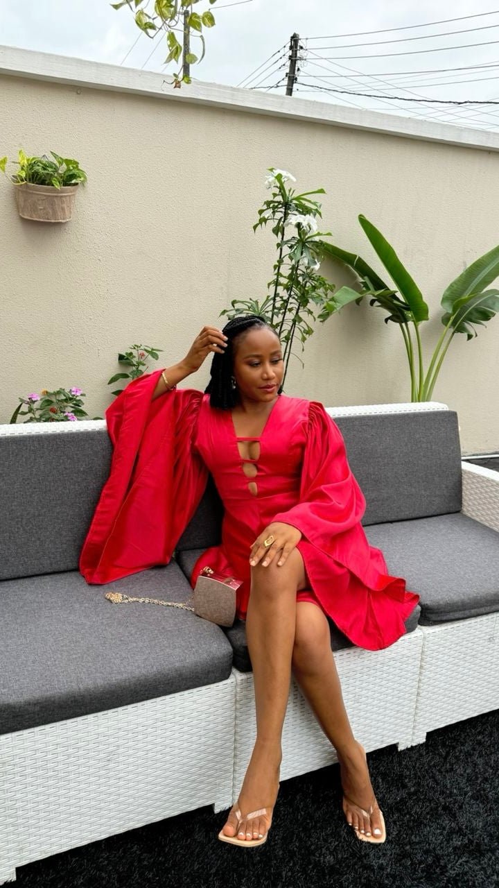 Chioma silk playsuit - House of Naya