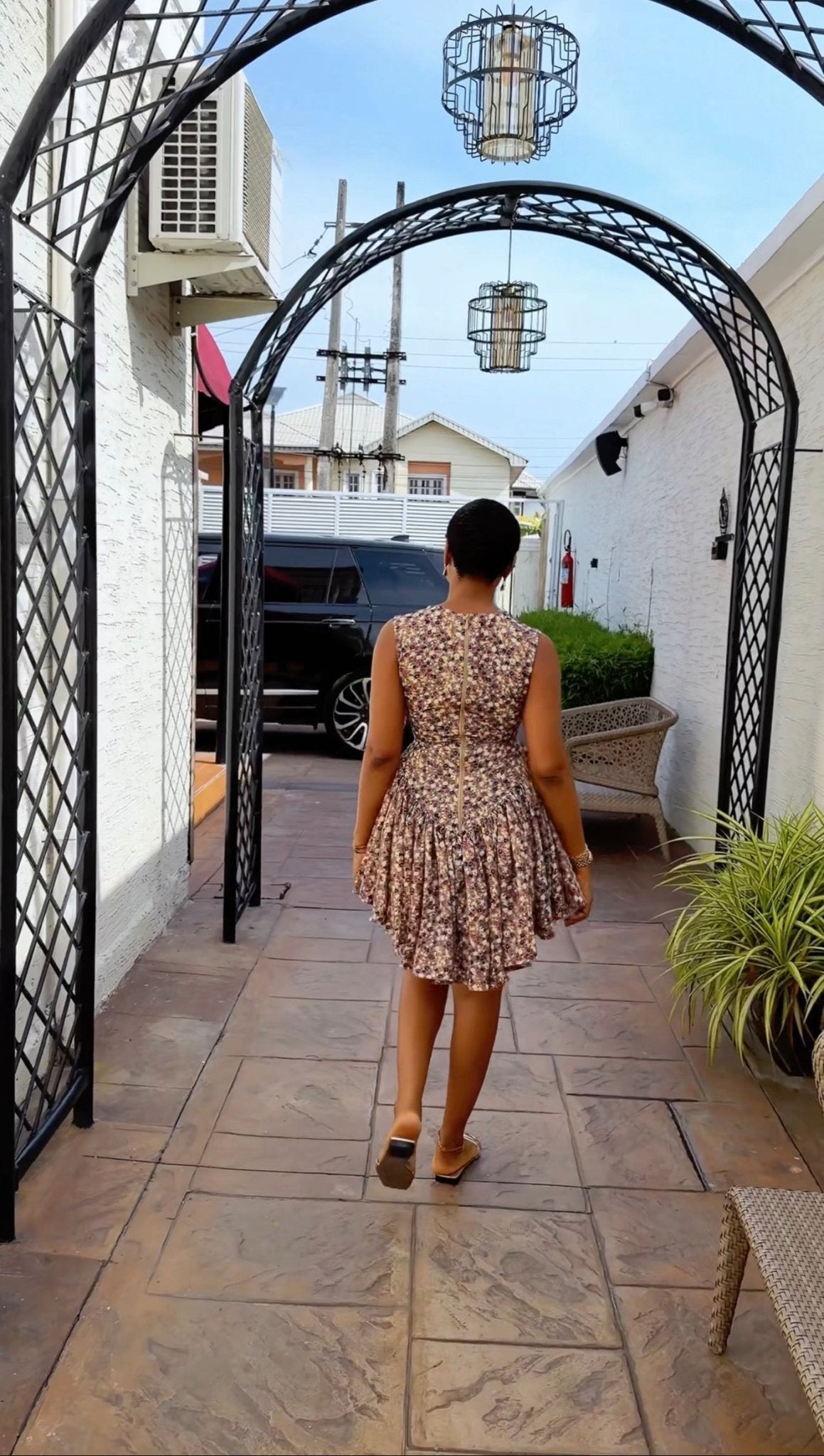 Zara crepe dress short (Ready to wear) - House of Naya
