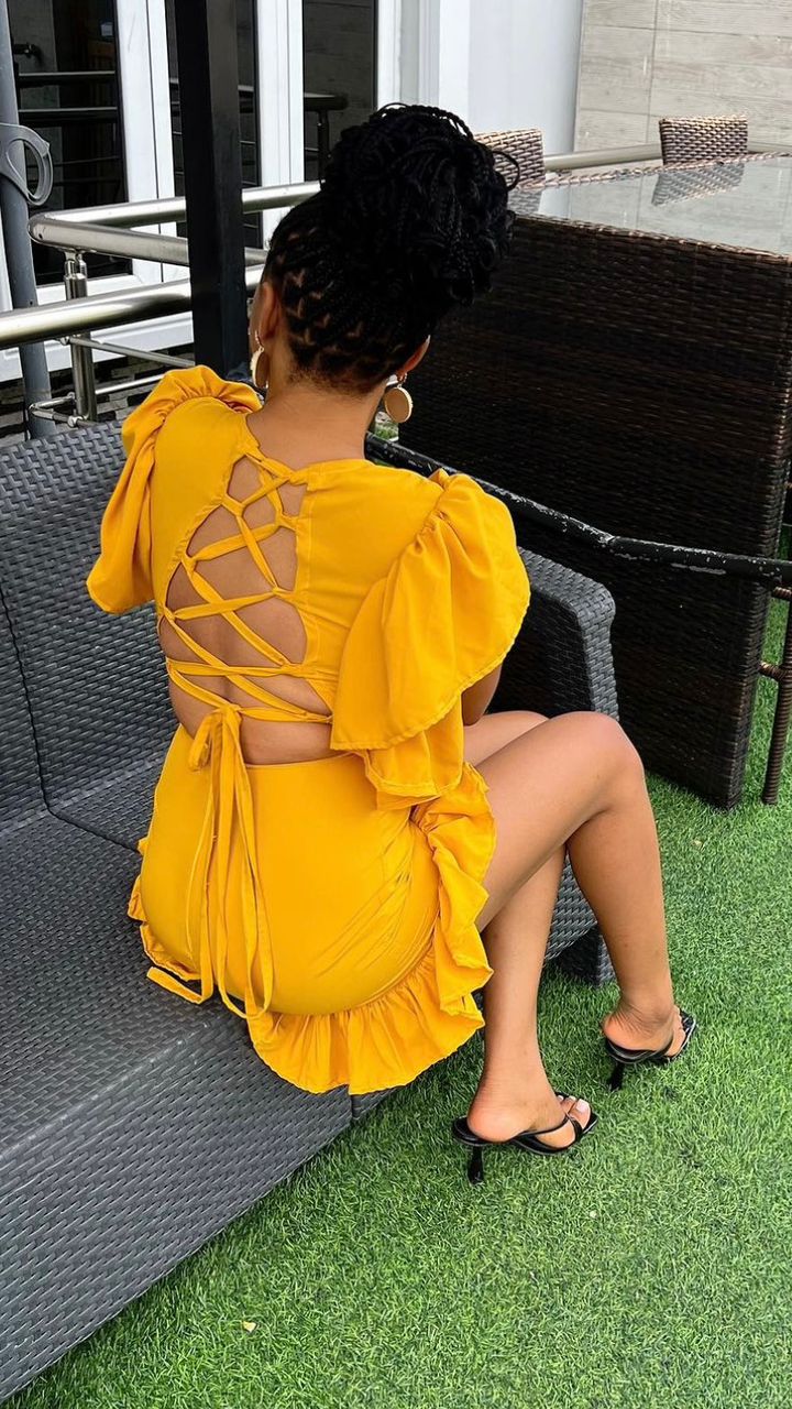 Amani crepe dress - House of Naya