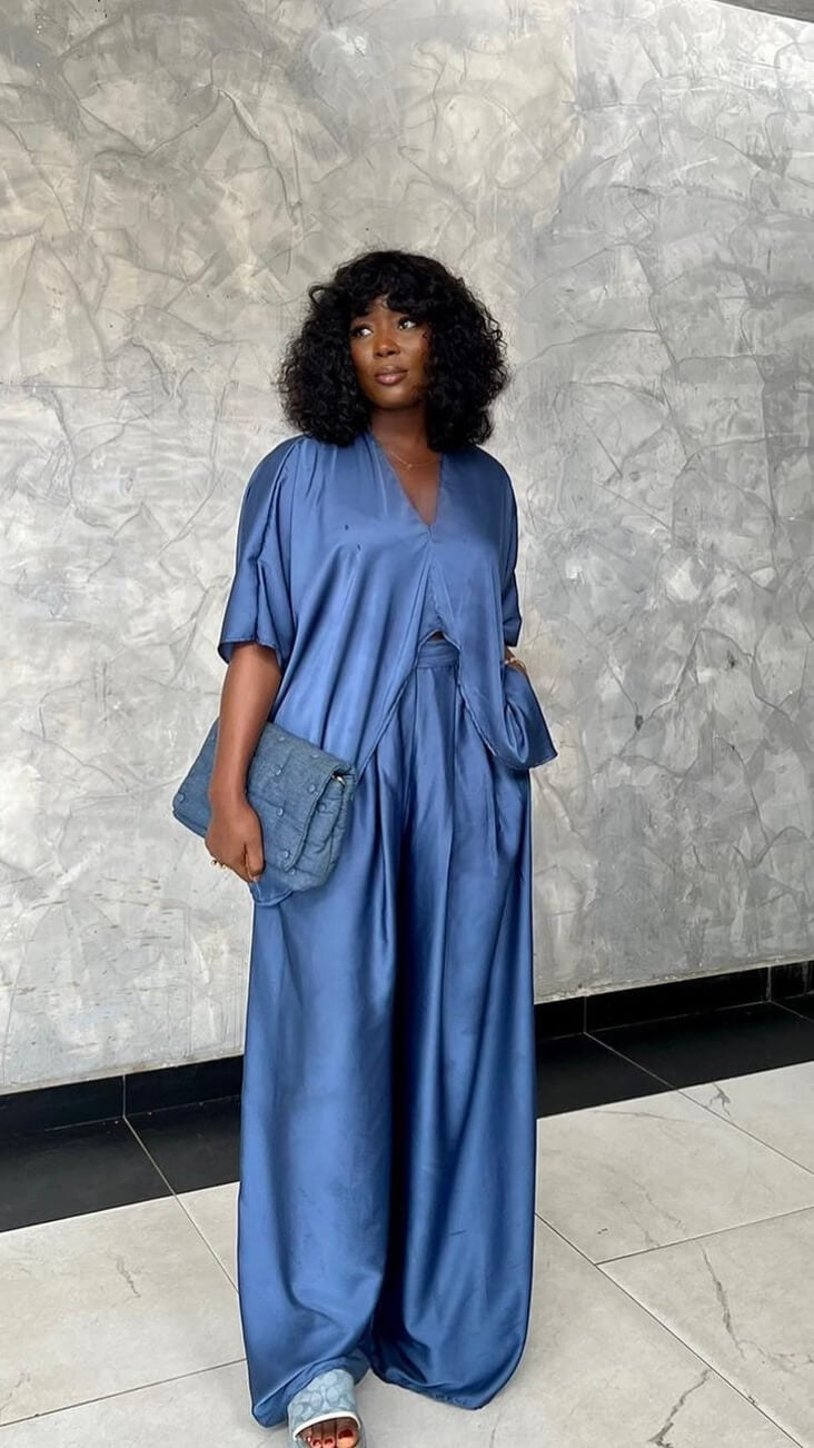 Omotola silk set