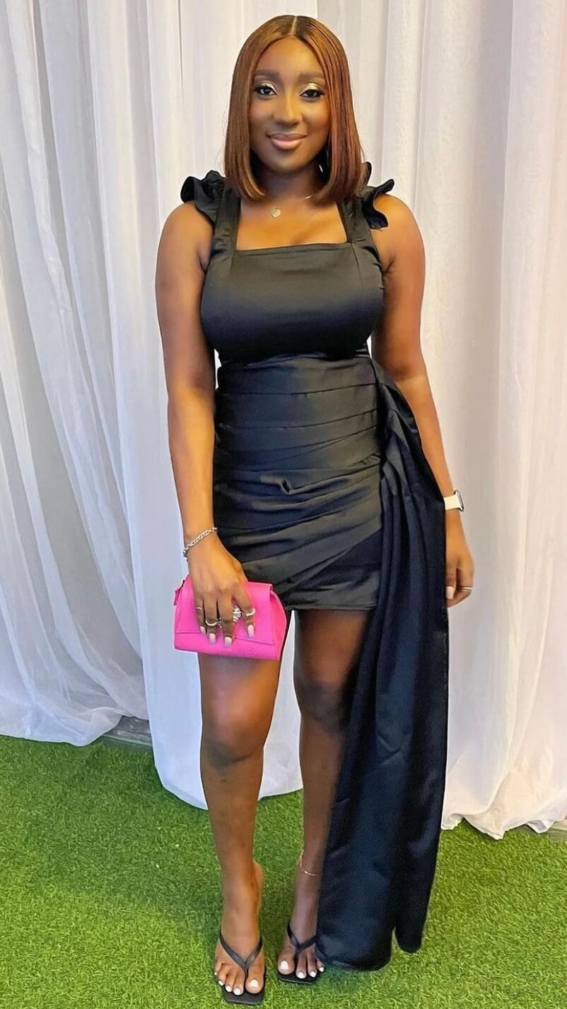 Angela silk dress - House of Naya