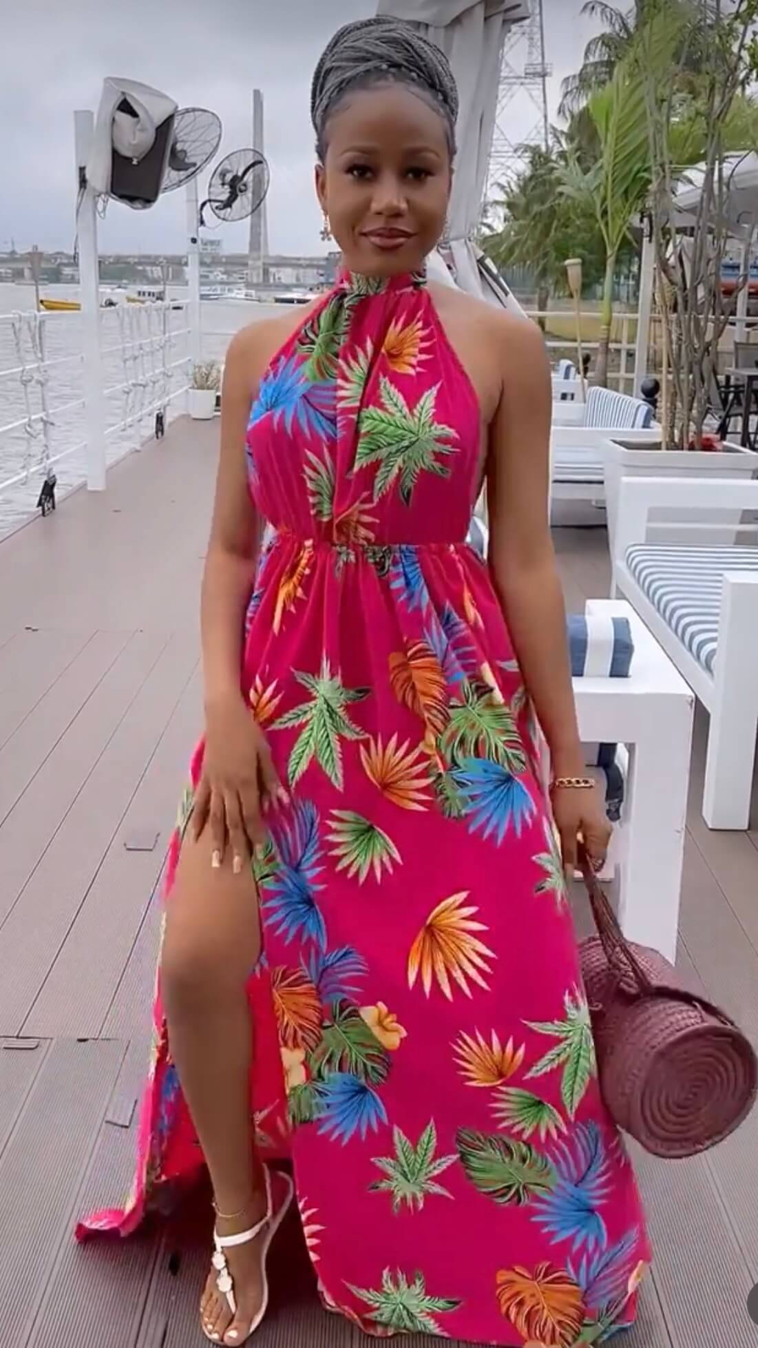 pink ibiza dress The Stardust Maxi Dress in Pink Ibiza, with stunning flare sleeves and low back neckline this is a must-have for your spring wardrobe.