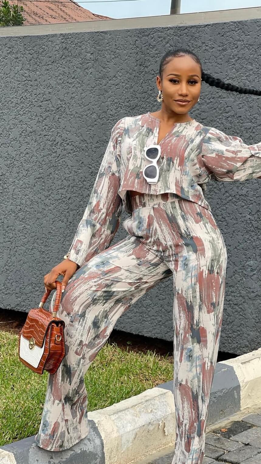 Shola crepe set - House of Naya