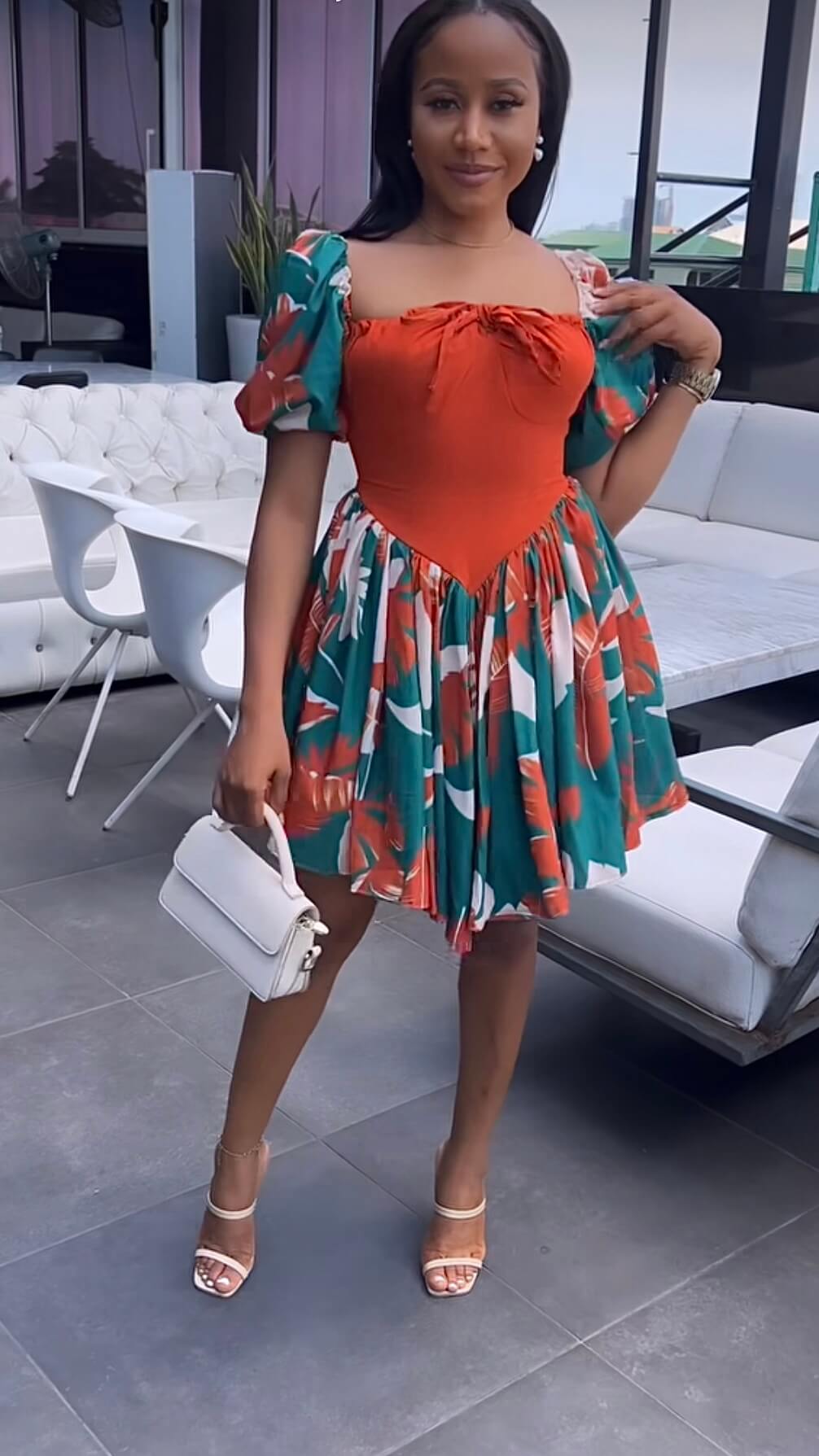 Delilah crepe dress
