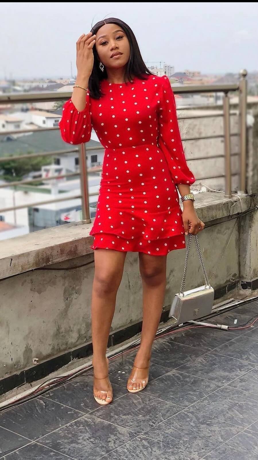 Gloria crepe dress - House of Naya