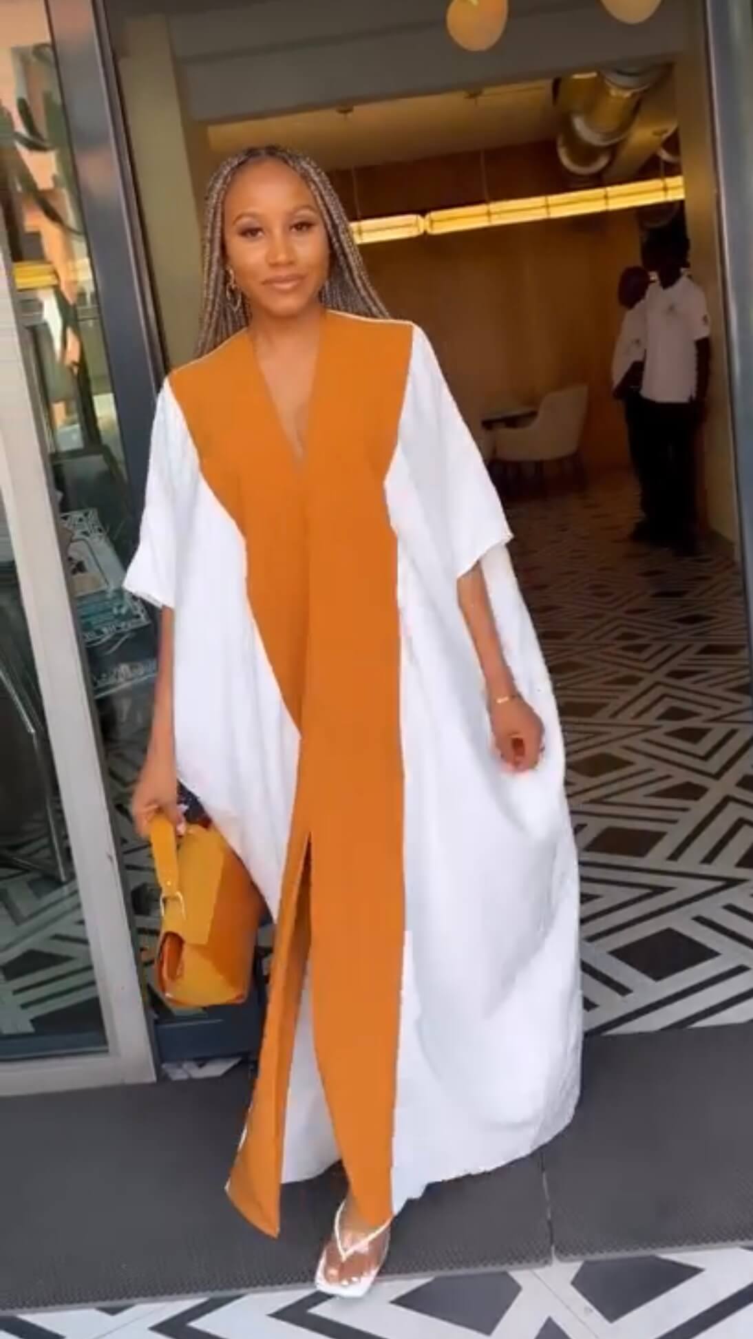 Boss crepe bubu dress