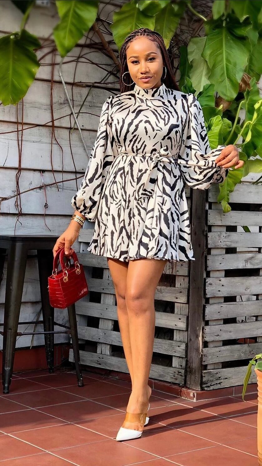 Tina crepe dress - House of Naya
