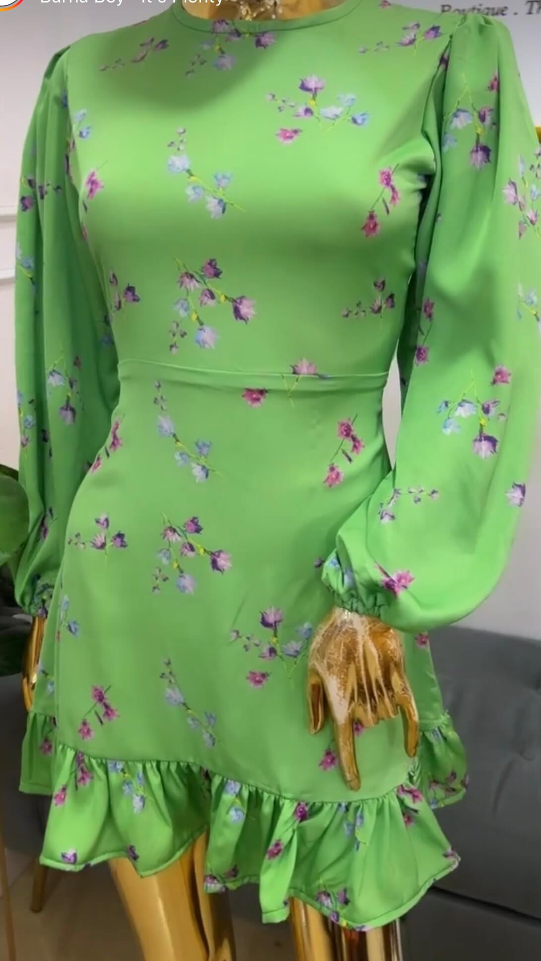 Isioma crepe dress(choose fabric