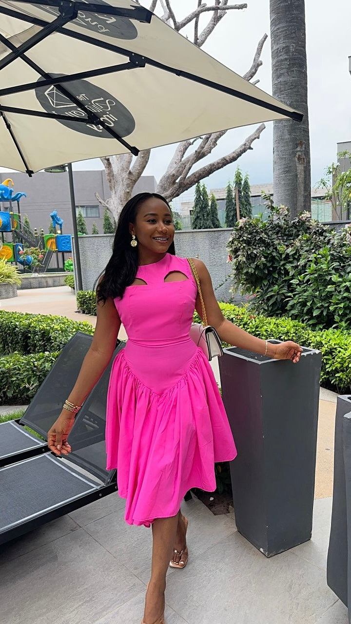 Honey cotton dress (Ready to wear)