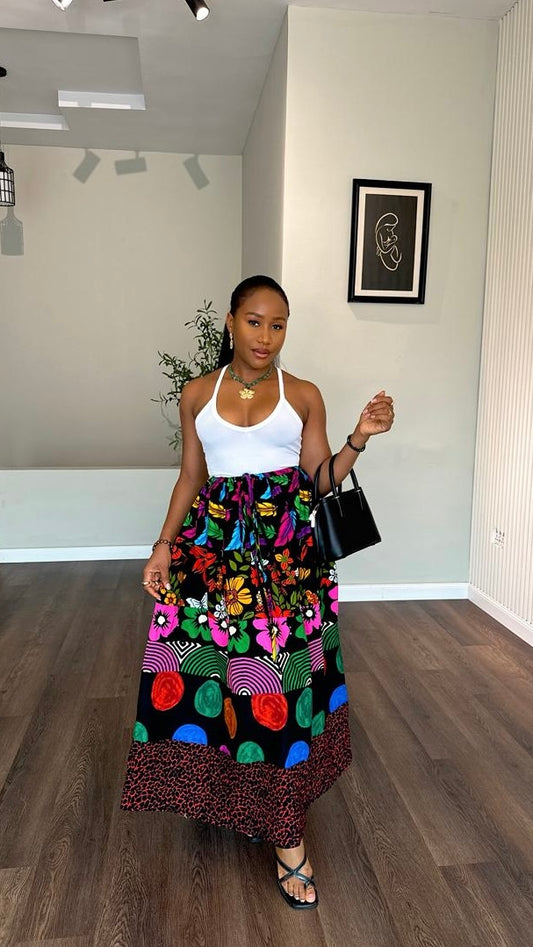 Simbiat Ankara skirt (ready to wear)