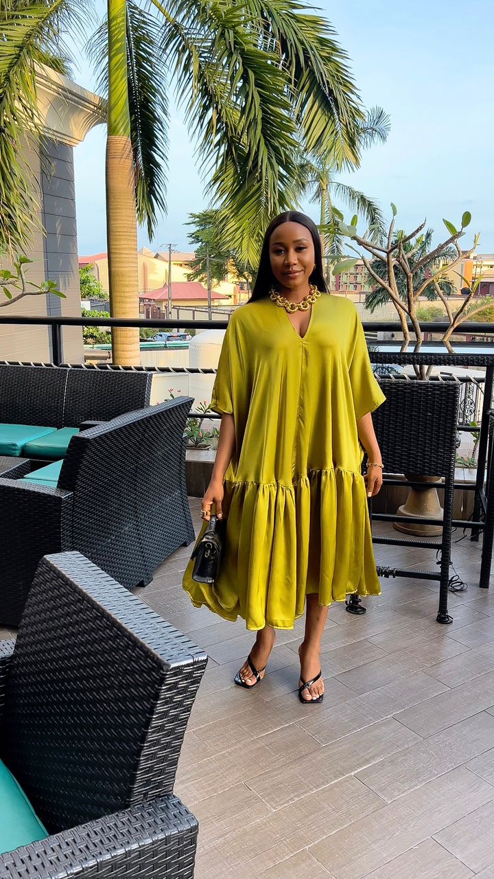 Steph silk bubu dress