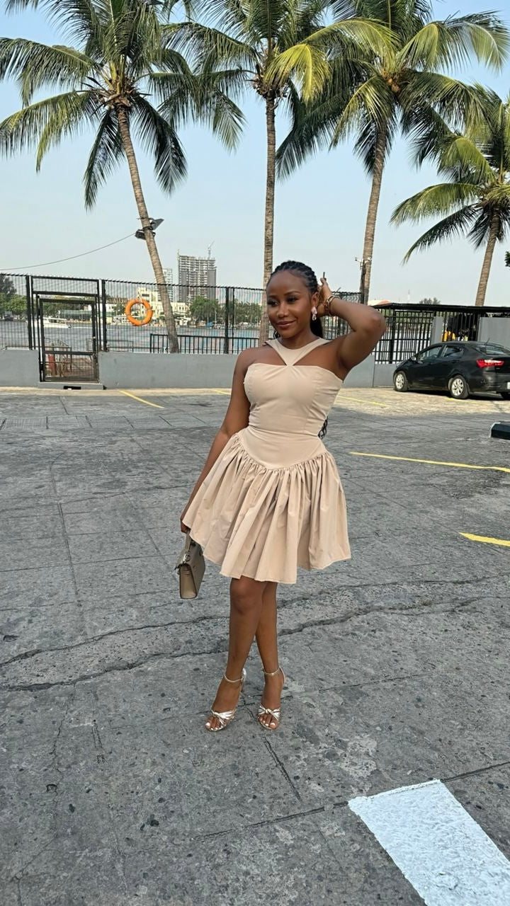 Princess cotton dress short