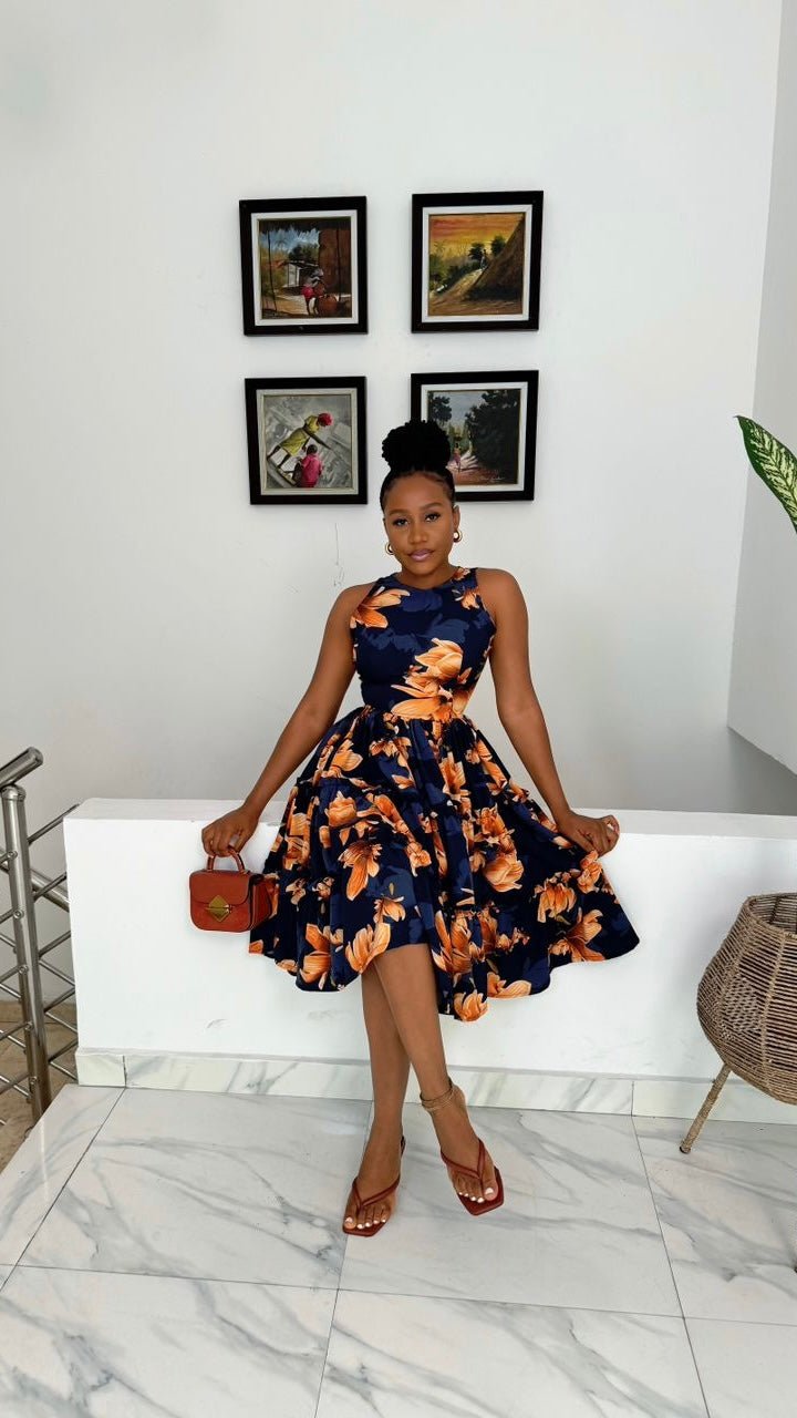 Portia crepe dress - House of Naya