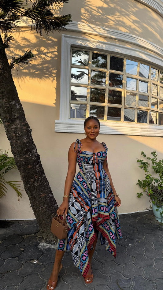 Mmesoma Ankara dress - House of Naya
