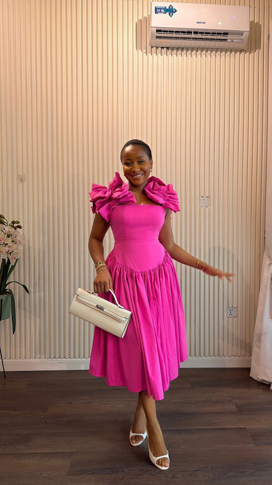 Dream cotton dress (ready to wear) - House of Naya