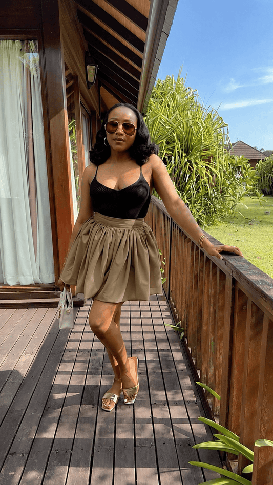 Balloon cotton skirt (ready to wear) - House of Naya